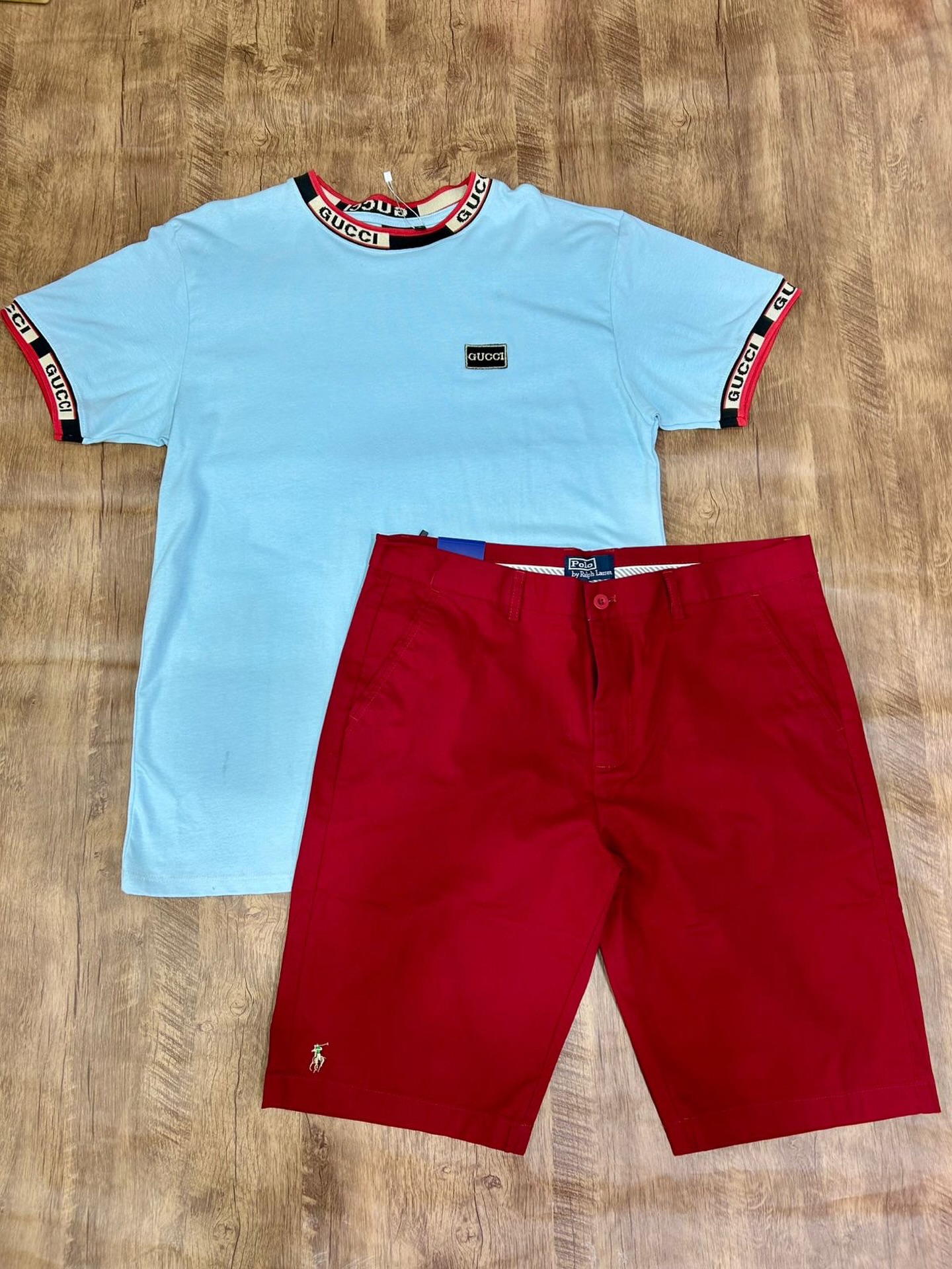 Conjunto Gucci + Polo Ralph Lauren