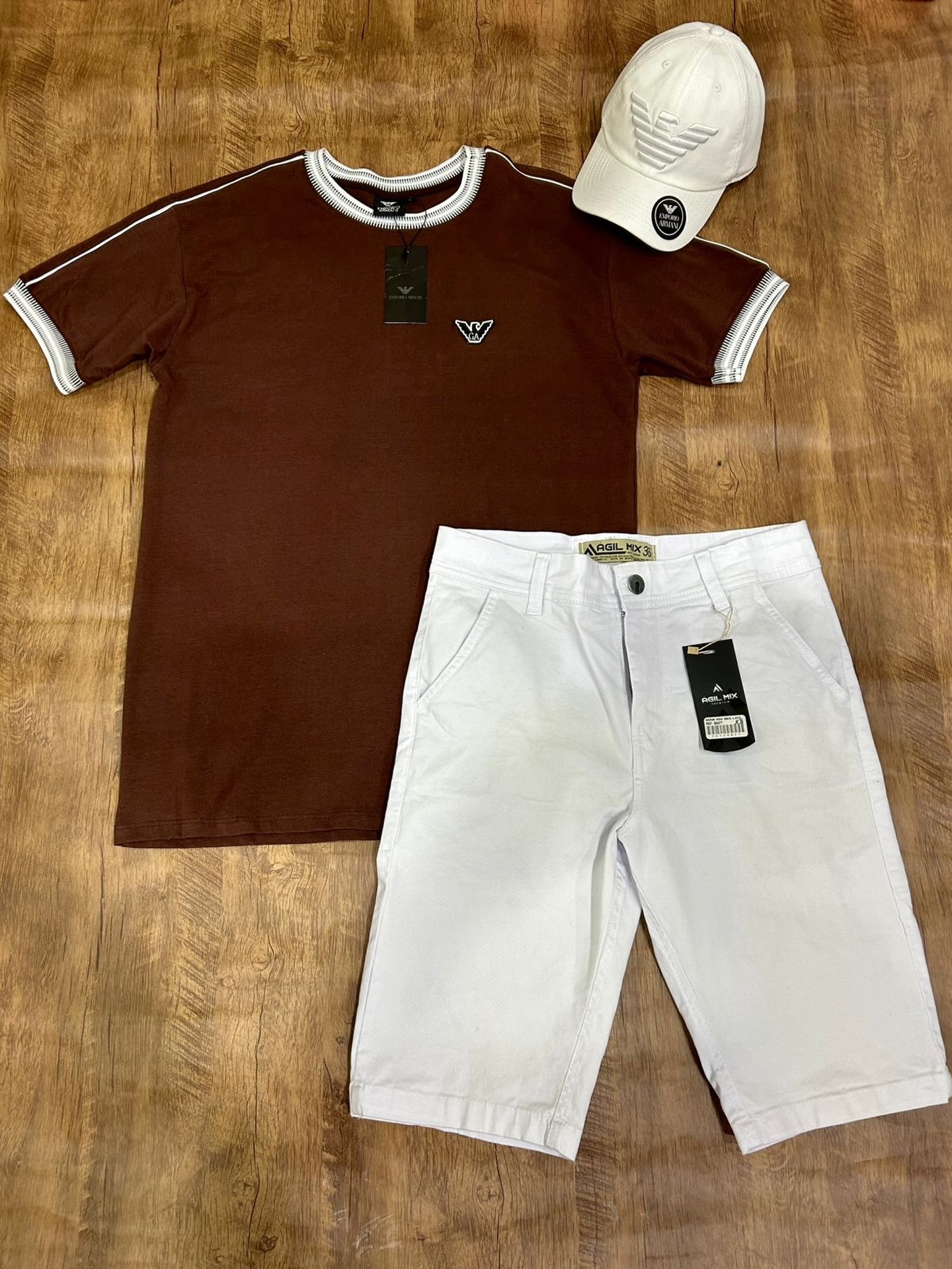 Conjunto Emporio Armani + Boné